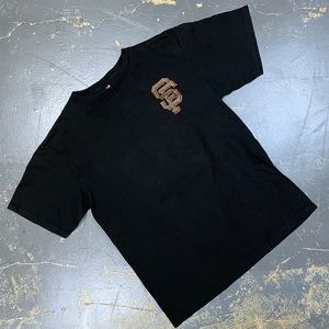 Majestic Matt Cain San Francisco Giants Jersey 18 Shirt Small Black World Series